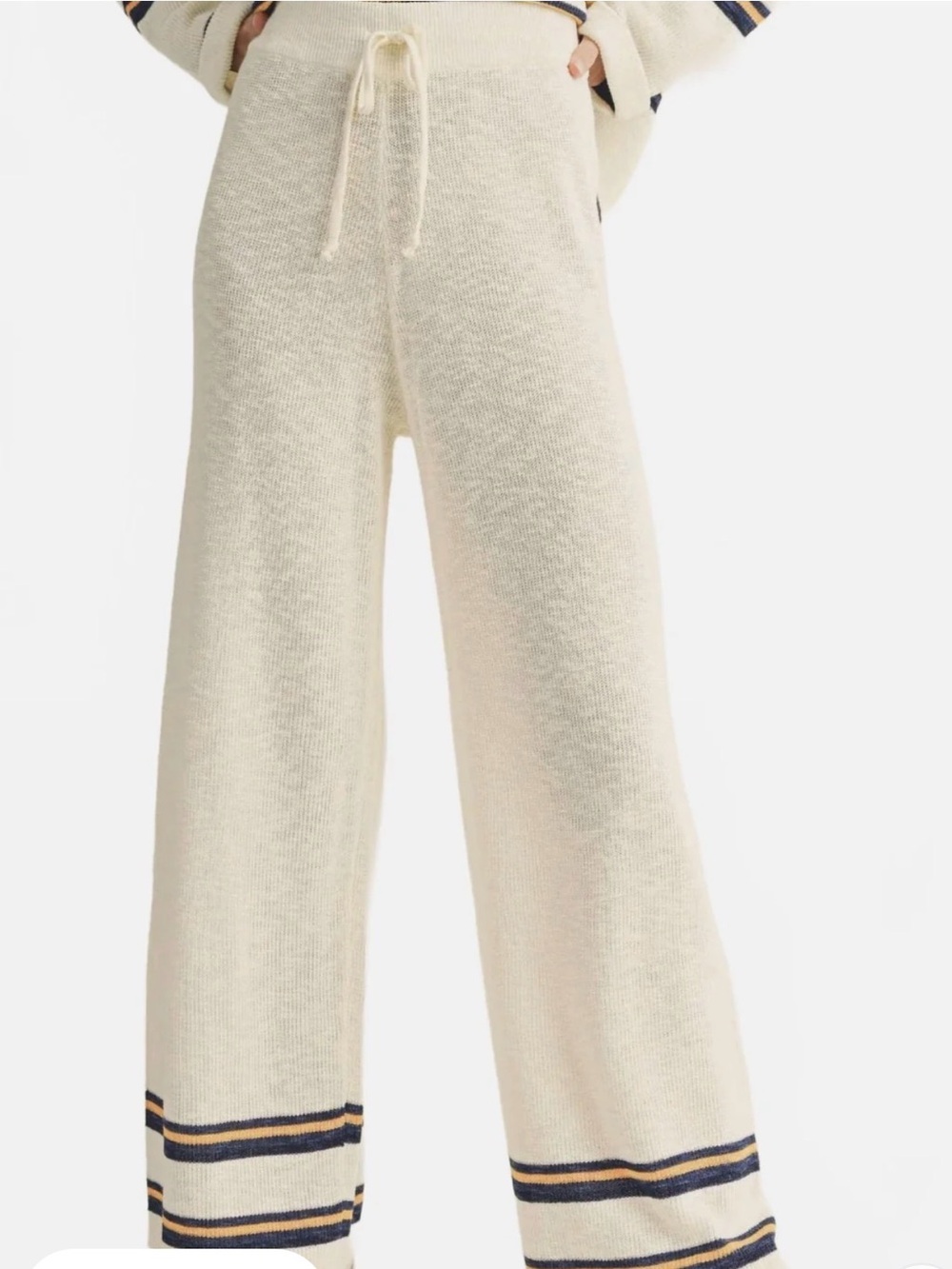 Miou Muse Wide-Leg Knit Pants